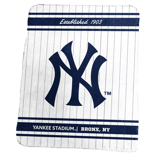NY Yankees Stadium Classic Fleece Throw - Logo Brands - Flyclothing LLC