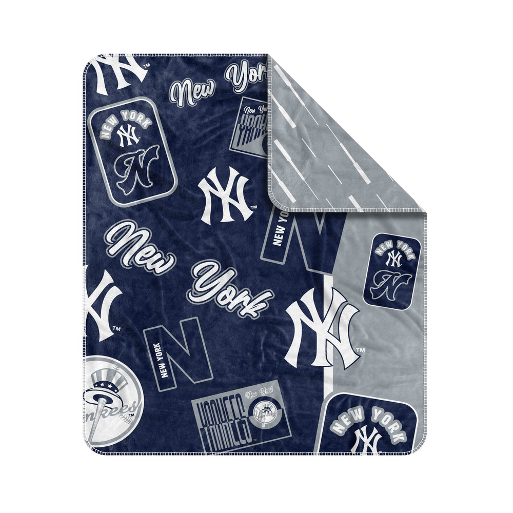 NY Yankees Dream Weave Throw 50x60 - Logo Brands - Flyclothing LLC