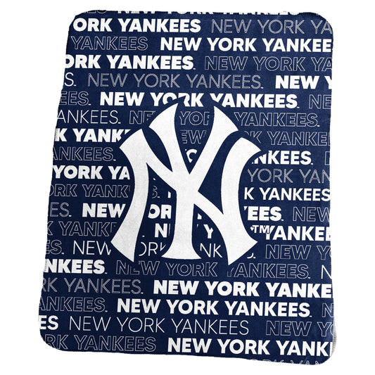 NY Yankees Classic Fleece Throw - Logo Brands - Flyclothing LLC