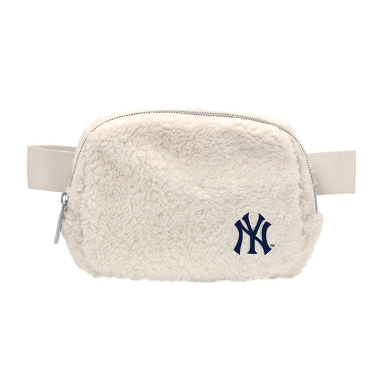 NY Yankees Sherpa Belt Bag - Logo Brands - Flyclothing LLC