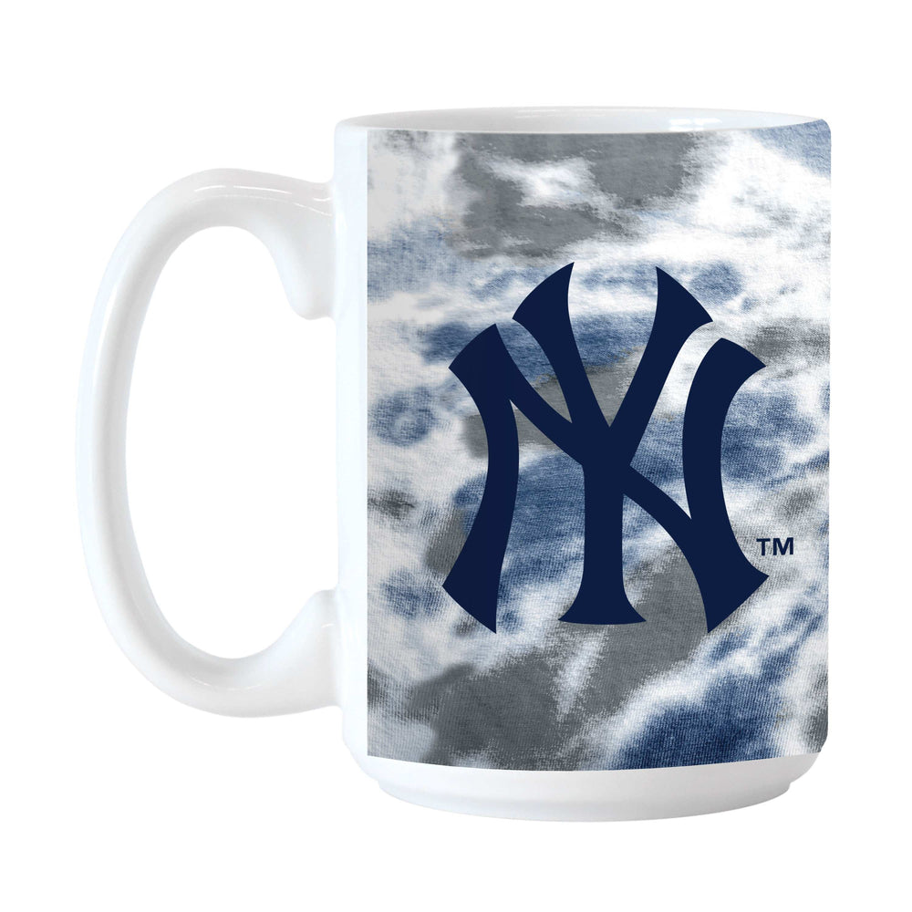 New York Yankees 15oz Tie Dye Sublimated Mug - Logo Brands - Flyclothing LLC