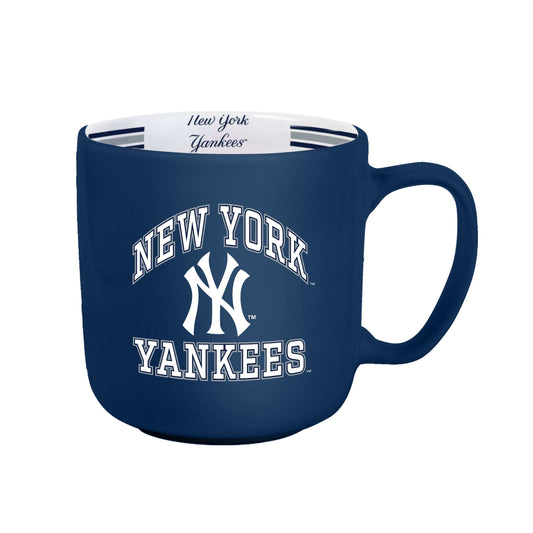 NY Yankees 15oz Stripe Mug - Logo Brands - Flyclothing LLC