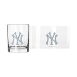 New York Yankees 14oz Frost Rocks Glass - Logo Brands - Flyclothing LLC