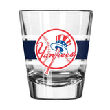 New York Yankees 2oz Stripe Shot Glass - Logo Brands - Flyclothing LLC