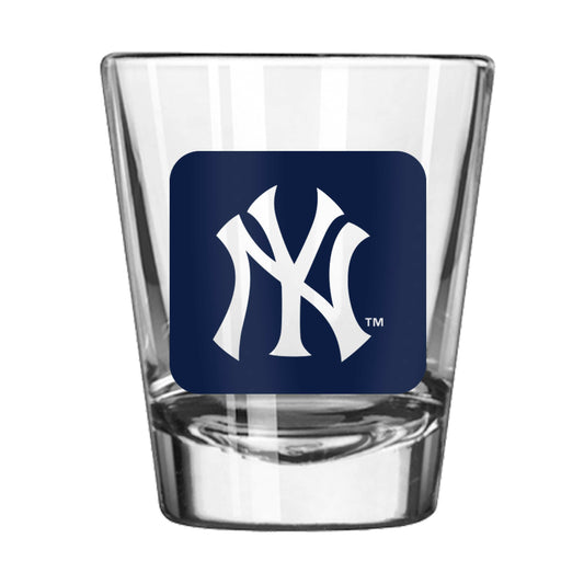 New York Yankees 2oz Cube Shot Glass - Logo Brands - Flyclothing LLC