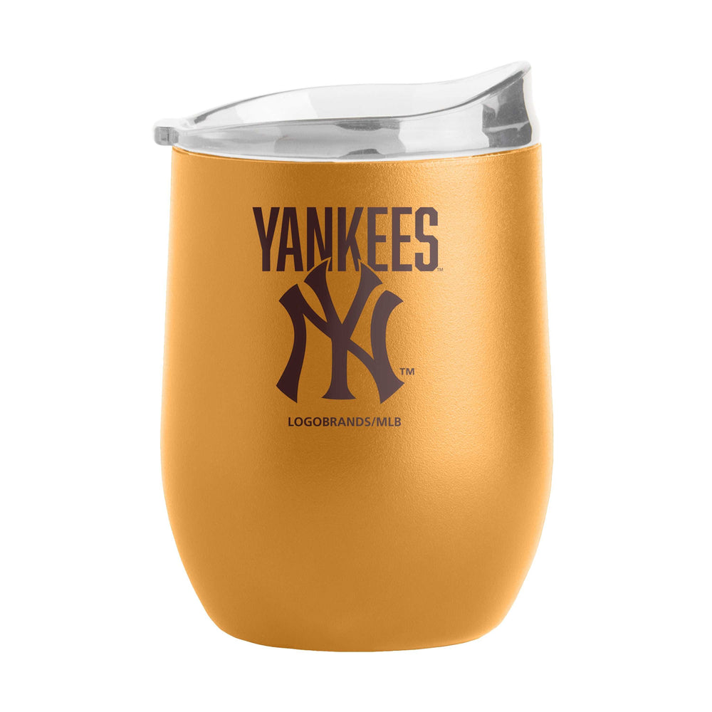New York Yankees 16oz Huddle Powder Coat Curved Beverage - Logo Brands - Flyclothing LLC