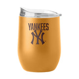 New York Yankees 16oz Huddle Powder Coat Curved Beverage - Logo Brands - Flyclothing LLC