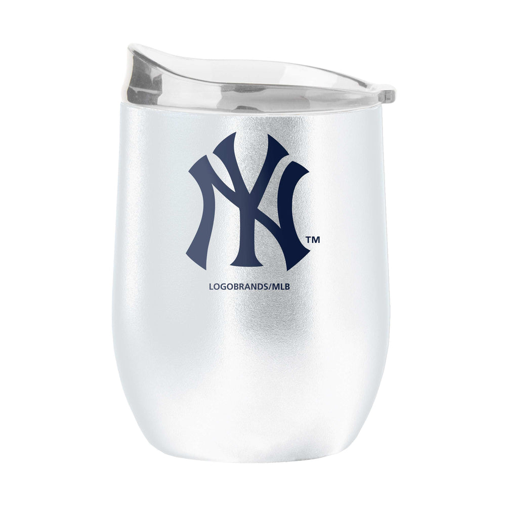 New York Yankees 16oz Swagger Powder Coat Curved Bev - Logo Brands - Flyclothing LLC
