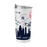New York Yankees 20oz Native Powder Coat Tumbler - Logo Brands - Flyclothing LLC