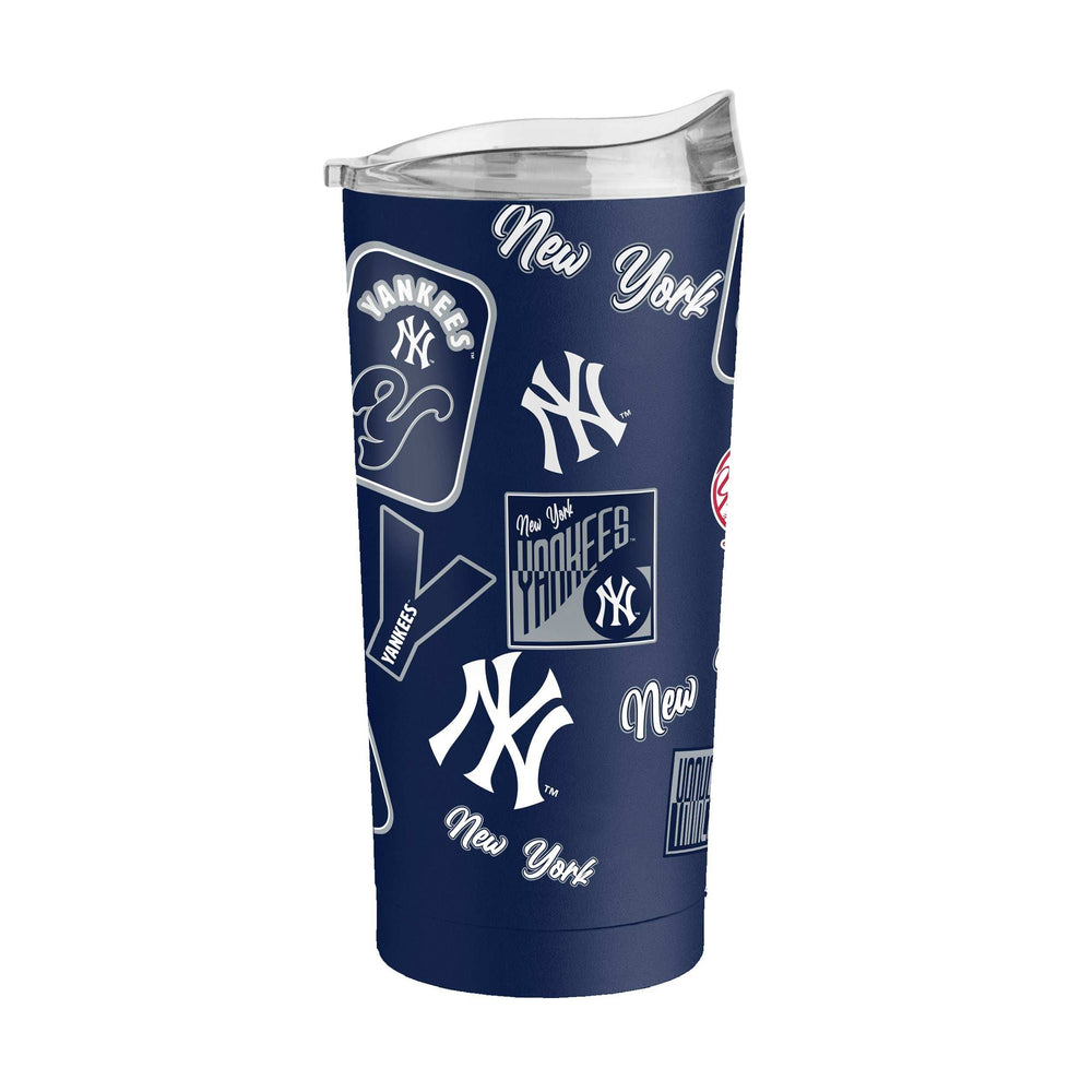 NY Yankees 20oz Dream Weave Powder Coat Tumbler - Logo Brands - Flyclothing LLC