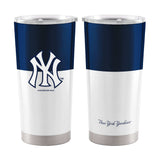 NY Yankees Colorblock 20oz Stainless Tumbler - Logo Brands - Flyclothing LLC