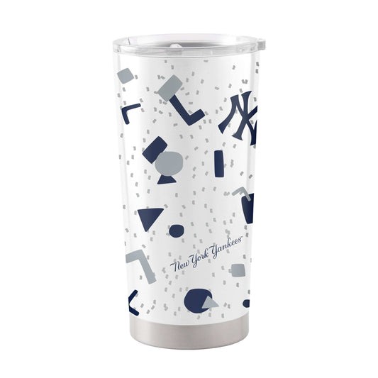 New York Yankees 20oz Flashback Stainless Steel Tumbler - Logo Brands - Flyclothing LLC