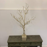 48" Gold Artificial Manzanita Tree In Gold Planter Pot - HomeRoots - Flyclothing LLC