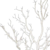 48" White Artificial Manzanita Tree In White Planter Pot - HomeRoots - Flyclothing LLC