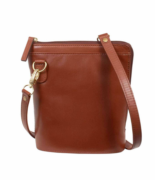 Scully Leather Veg-Calf Hidesign Leather Brown Mara (H521)