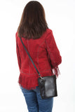 Scully Leather Veg-Calf Hidesign Leather Black Mara (H521) - Scully Leather - Flyclothing LLC