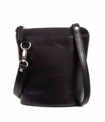 Scully Leather Veg-Calf Hidesign Leather Black Mara (H521)