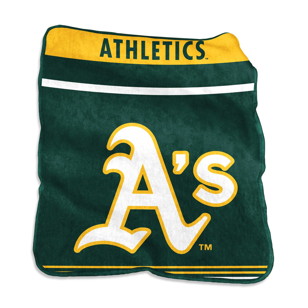 Athletics Alternate Raschel Throw - Logo Brands - Flyclothing LLC