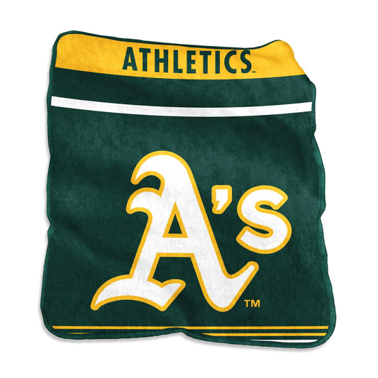 Athletics Alternate Raschel Throw - Logo Brands - Flyclothing LLC