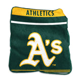 Athletics Alternate Raschel Throw - Logo Brands - Flyclothing LLC