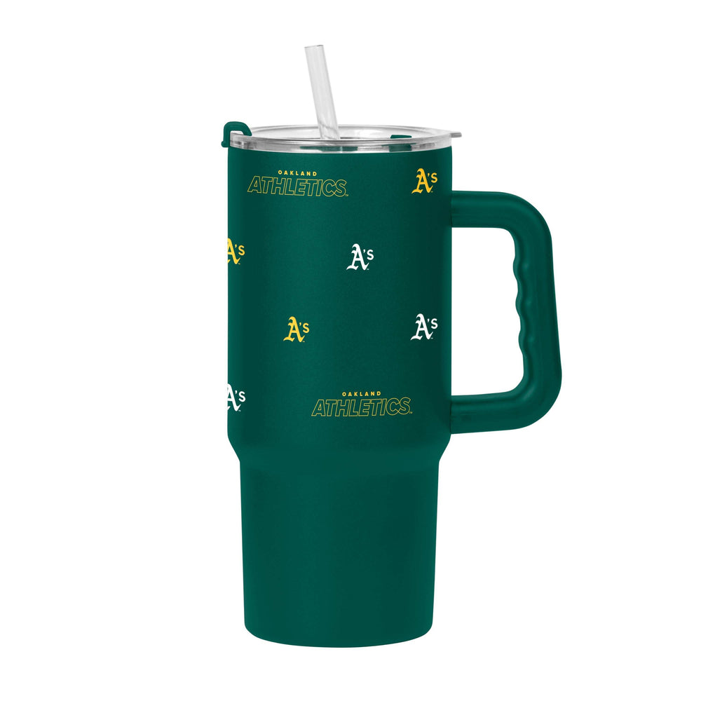 Athletics 24oz Step And Repeat Tumbler w/Handle - Logo Brands - Flyclothing LLC