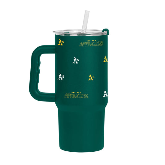 Athletics 24oz Step And Repeat Tumbler w/Handle - Logo Brands - Flyclothing LLC