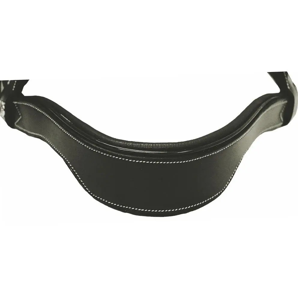 Henri de Rivel Pro Mono Crown Fancy Bridle with Patent Leather Piping and Laced Reins - Breeches.com - Flyclothing LLC