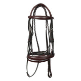 Henri de rivel Jamaika Pro Anatomical Fancy Raised Wide Flash Noseband Bridle with Raised laced reins - Breeches.com - Flyclothing LLC