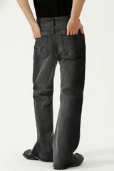 Frayed Hem Jeans with Pockets - Trendsi - Flyclothing LLC