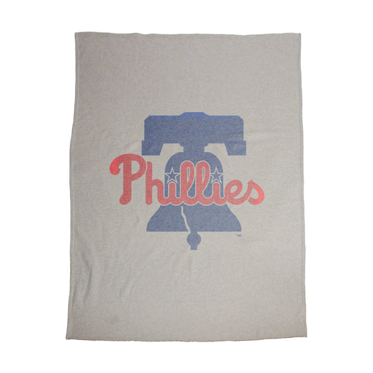 Philadelphia Phillies Oversized Logo Sublimated Sweatshirt Blanket - Logo Brands - Flyclothing LLC