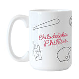 Philadelphia Phillies 15oz Playmaker Sublimated Mug