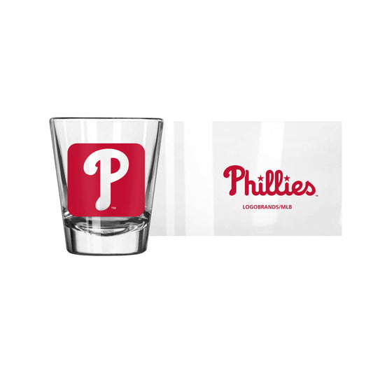 Philadelphia Phillies 2oz Cube Shot Glass - Logo Brands - Flyclothing LLC