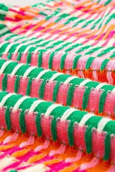 Contrast Striped V-Neck Knit Top - Trendsi - Flyclothing LLC