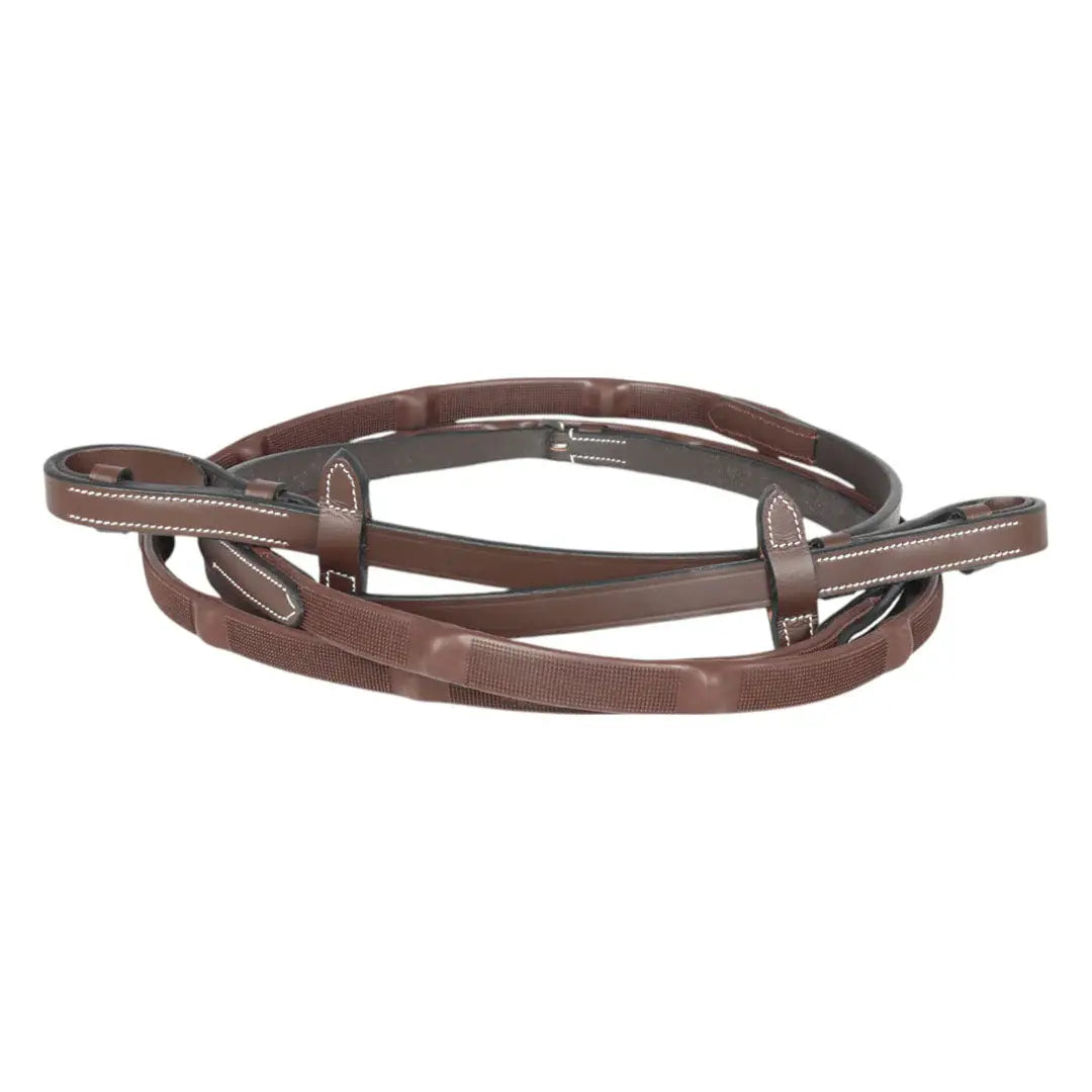 Henri de Rivel GripX Ergo Rubber Reins 5/8" width 54" length - Breeches.com - Flyclothing LLC