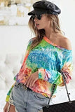 BiBi Tie Dye Soft Knit Jersey T-Shirt - Trendsi - Flyclothing LLC