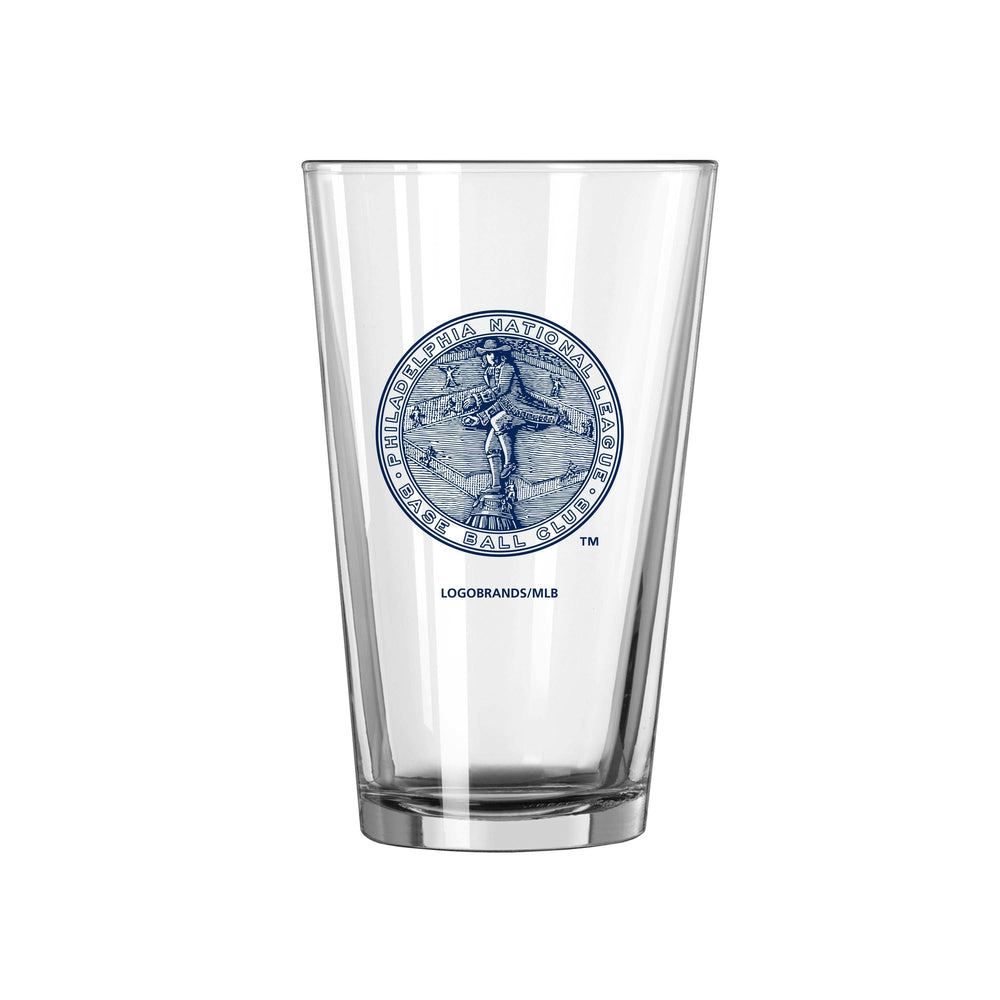 Philadelphia Phillies Vintage 16oz Pint Glass - Logo Brands - Flyclothing LLC