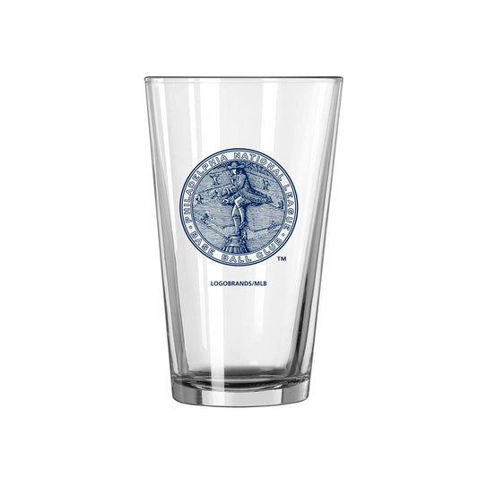 Philadelphia Phillies Vintage 16oz Pint Glass - Logo Brands - Flyclothing LLC