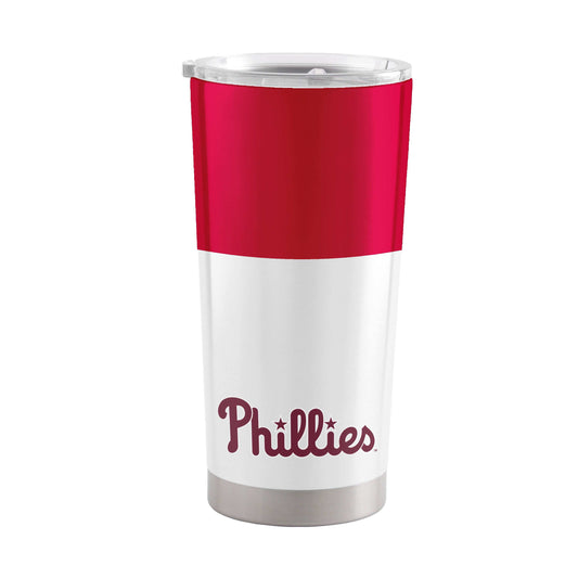 Philadelphia Phillies Vintage 20oz Colorblock Stainless Tumbler - Logo Brands - Flyclothing LLC