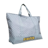 Pittsburgh Pirates Gray Dot Tote f/ Primary Wdmk - Logo Brands - Flyclothing LLC