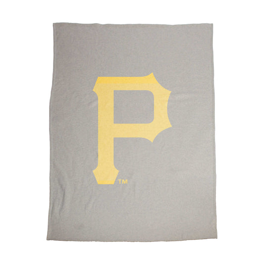 Pittsburgh Pirates Oversized Logo Sublimated Sweatshirt Blanket - Logo Brands - Flyclothing LLC