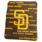 SD Padres Classic Fleece Throw - Logo Brands - Flyclothing LLC