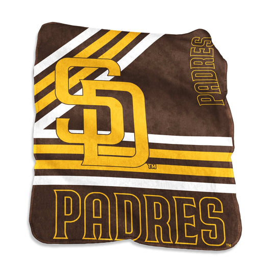 San Diego Padres Raschel Throw - Logo Brands - Flyclothing LLC