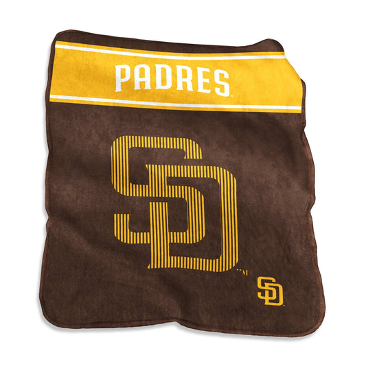 SD Padres 60x80 Raschel Blanket - Logo Brands - Flyclothing LLC