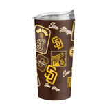 SD Padres 20oz Dream Weave Powder Coat Tumbler - Logo Brands - Flyclothing LLC