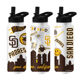 San Diego Padres 34oz Native Quencher Bottle - Logo Brands - Flyclothing LLC