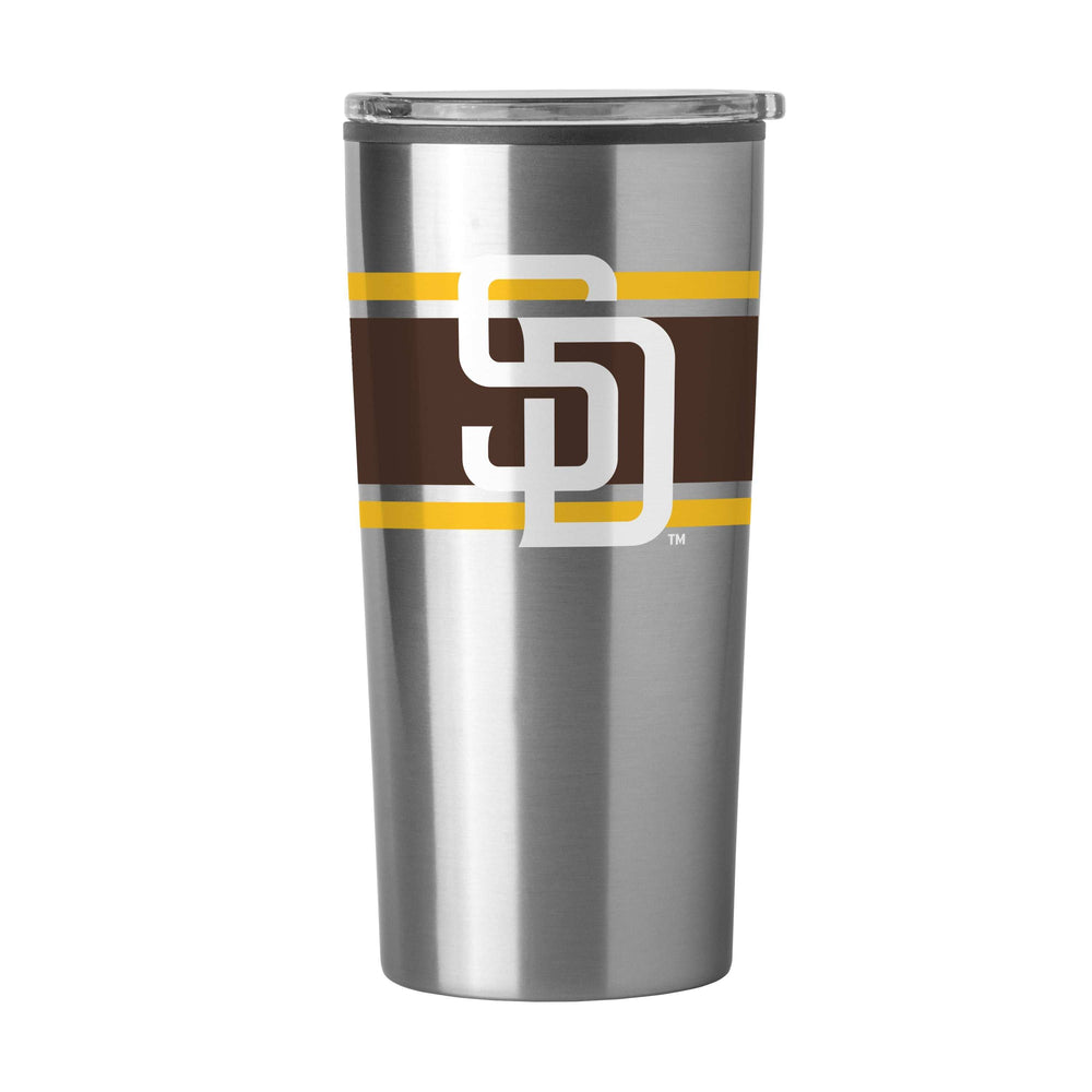SD Padres 20oz Stripe Fusion Tumbler - Logo Brands - Flyclothing LLC