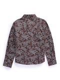 Girl's Ely Cattleman Burgundy Paisley Print Western Snap Shirt - Ely Cattleman