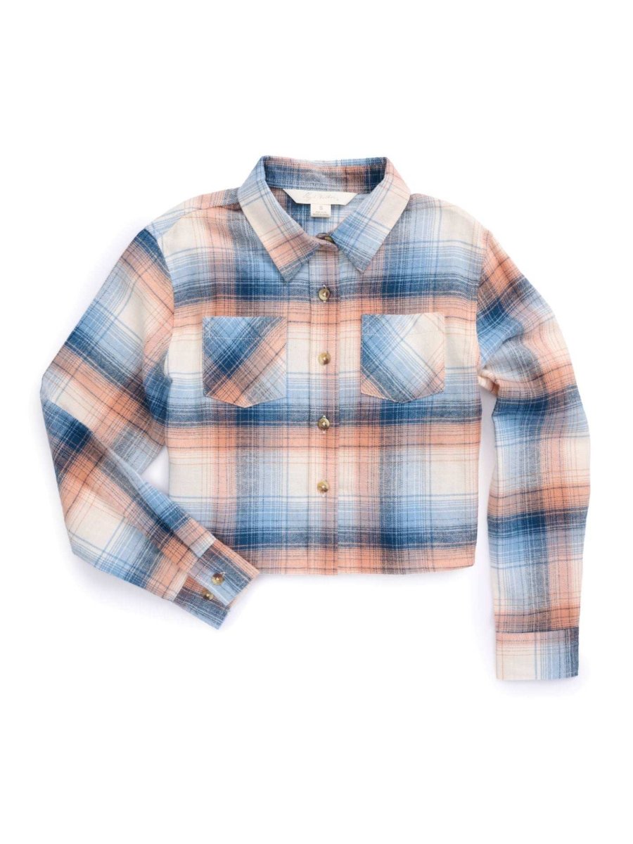 Girl's Ely Walker Boyfriend Flannel Shirt - Ely Cattleman - Flyclothing LLC