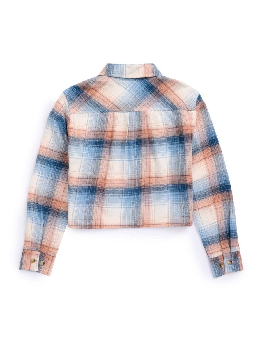 Girl's Ely Walker Boyfriend Flannel Shirt - Ely Cattleman - Flyclothing LLC