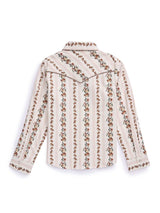 Girl's Ely Cattleman Wallpaper Floral Print Western Snap Shirt - Ely Cattleman - Flyclothing LLC